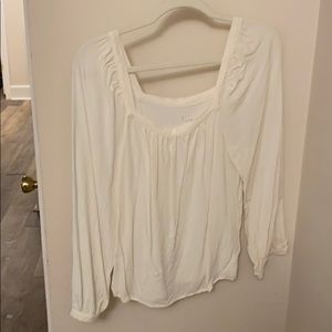 Square neck blouse